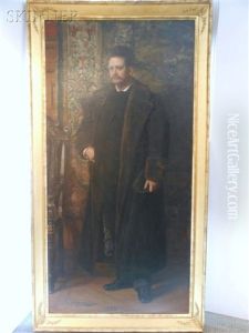 Portrait Of Thomas Allen by Isaac Henry Caliga