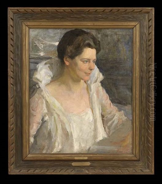 Portrait Of A Lady In White - view 1