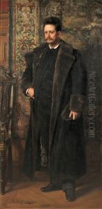 Portrait Of Thomas Allen by Isaac Henry Caliga