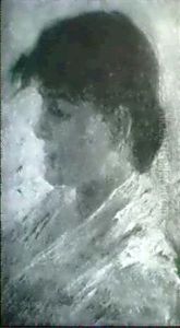 Profile Of Young Woman by Isaac Henry Caliga