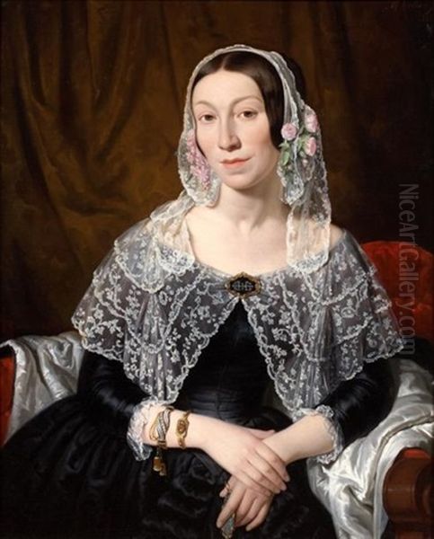 Portrait De Dame, Aux Dentelles - view 1