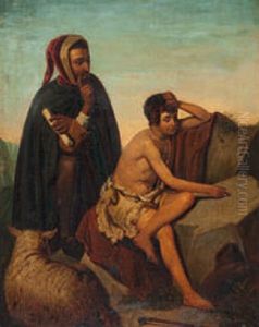 Cimabue Entdeckt Das Talent Giottos by Moritz Calisch