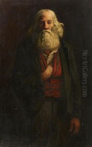 Portrat Eins Bartigen Alten Herren by Abraham Calissendorff