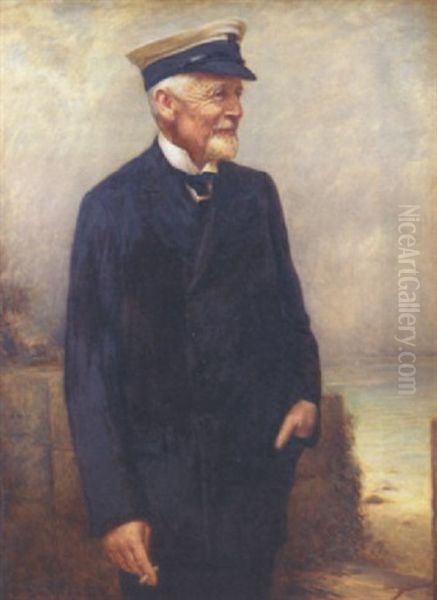 Portrait Of A Gentleman In Yachting Attire (lord Godolphin, 10th Duke Of Leads?) - view 1