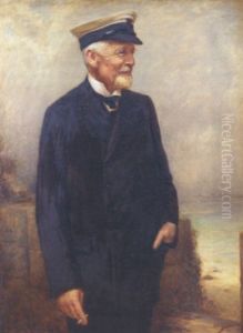 Portrait Of A Gentleman In Yachting Attire (lord Godolphin, 10th Duke Of Leads?)
