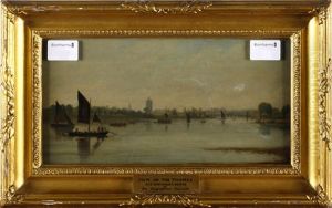 View On The Thames by Augustus Wall (Sir.) Callcott