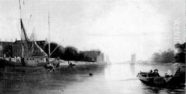 Early Morning On The Scheldt, Holland - view 1