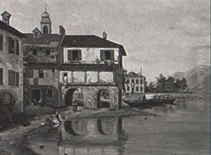 Life Along Lake Como by Augustus Wall (Sir.) Callcott