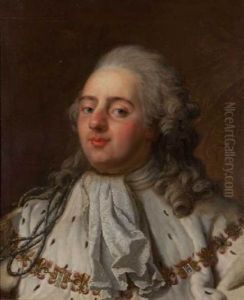 Portrait En Buste De Louis Xvi En Costume De Sacre