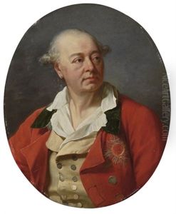 Portrait Of A Man In A Red Coat, With The Star Of The Bavarian Order Of Saint Hubert