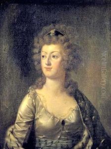 Portrait De Marie-antoinette by Alphonse-Apollodore Callet