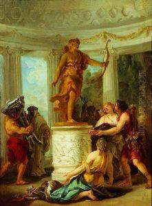 L'offrande A Diane by Alphonse-Apollodore Callet