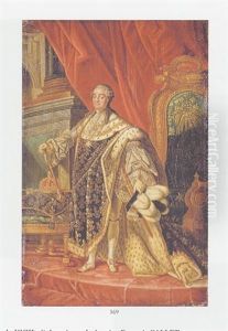 Portrait De Louis Xvi En Tenue De Sacre by Alphonse-Apollodore Callet