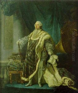 Portrait De Louis Xvi En Costume De Sacre