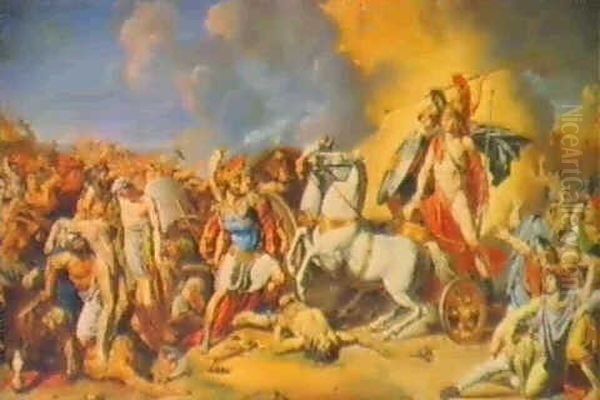 A Scene From The Trojan War - view 1