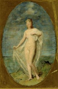 Frauenakt Vor Einer Kustenlandschaft by Horace de Callias