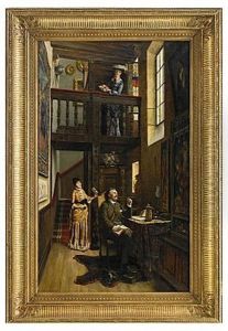 Borgerlig Interior by Karl Reinhold Callmander