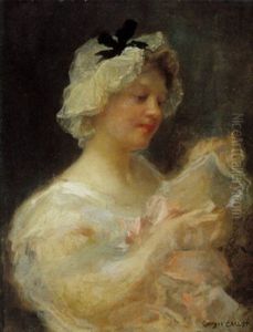 Portraet Af Ung Kvinde by Georges Callot