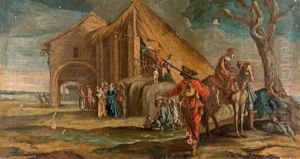 Une Famille De Paysans by Jacques Callot
