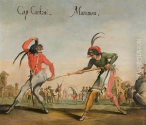 Cap. Cardoni Et Maramao by Jacques Callot