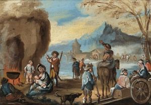 Szene Aus Dem Zigeunerleben (+ 3 Others, Similar; 4 Works)