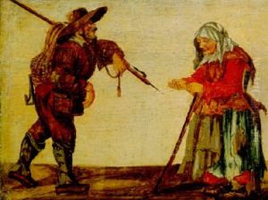 Pecheur Et Mendiante