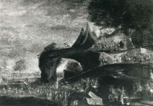 A Battle Field by Jacques Callot