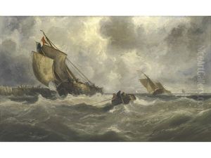 Shipping In Squally Weather by John Callow