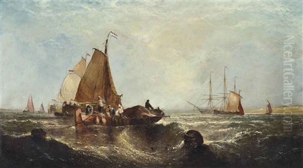 The Fishing Fleet Returning At The End Of The Day - view 1
