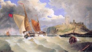 A Breezy Day At Dunstanborough Castle