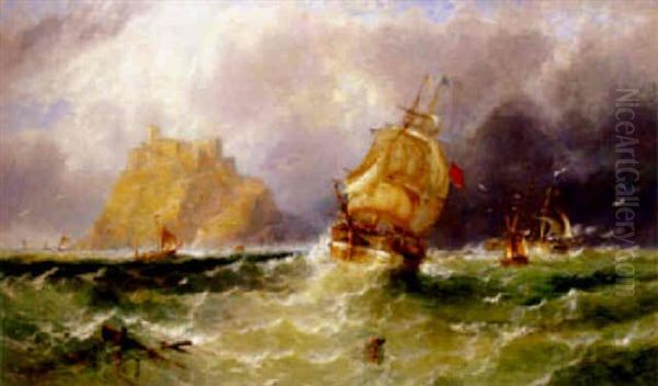 An Old Coaster Off St. Michael's Mount - view 1