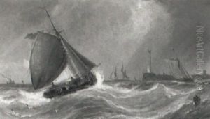 Nearing The French Coast by John Callow