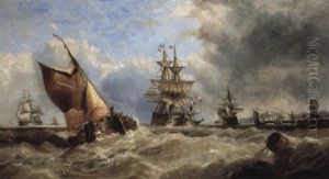 Shipping Off The Mouth Of The Medway