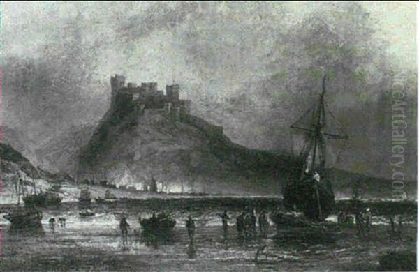 A Hill-top Fortress Protecting A Harbour Below - view 1