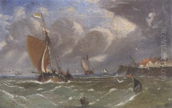 Segelboote An Der Kuste - view 1