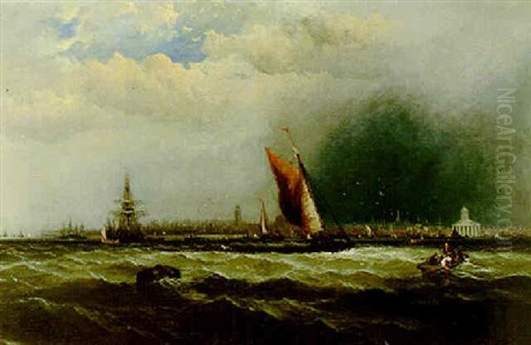 Off Liverpool Harbor - view 1