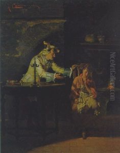 Das Gesprach by Arturo Calosci