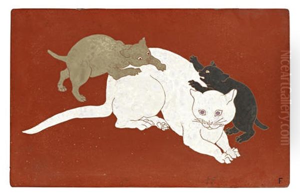 Cat And Kittens - view 1