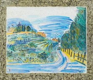 Route Du Vin (after Raoul Dufy)