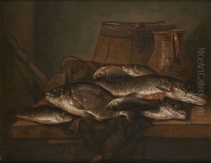 Etalage De Poissons by Abraham Van Calraet