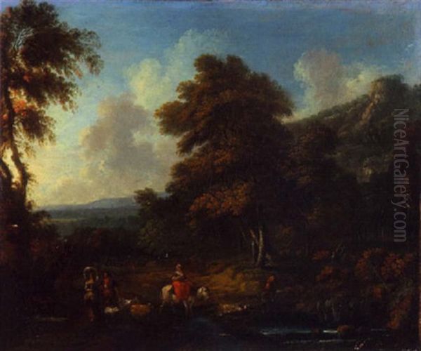 Troupeau Pres De La Riviere - view 1
