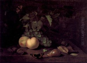 Stilleben Von Fruchten by Abraham Van Calraet