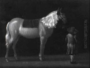 Groom With A Chesnut Horse