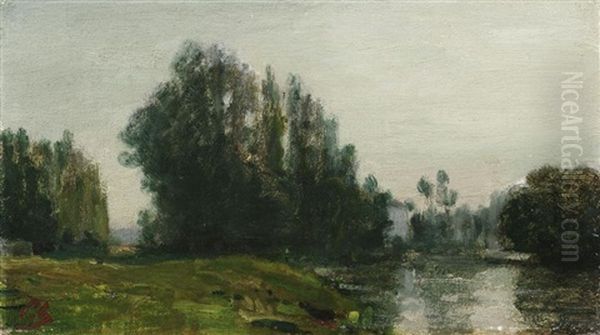 Bewaldete Fluslandschaft - view 1
