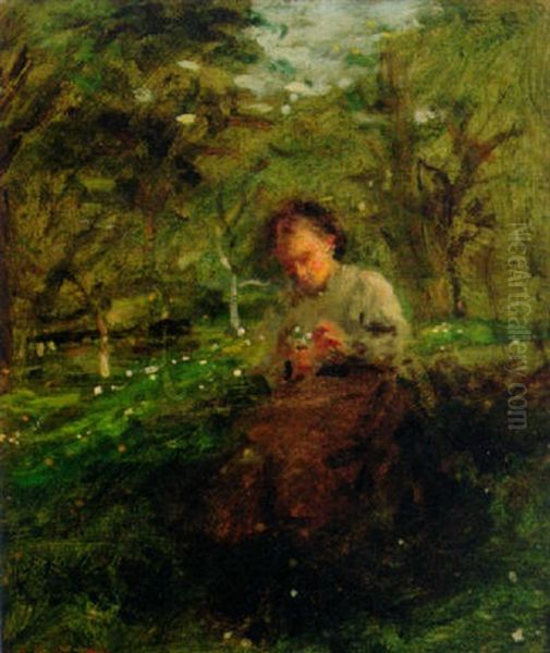 Jeune Fille Dans Un Verger - view 1