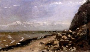 Bords De Mer by Adolphe Felix Cals