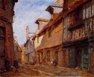 La Rue De La Vielle Halle A St. Valery En Caux