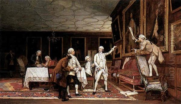 The School For Scandal, Auctioneering The Inheritance (act Iv Scene I) - view 1