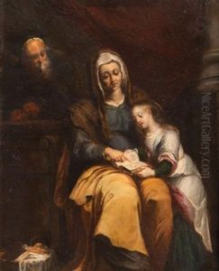 L"education De La Vierge by Denys Calvaert