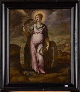 Sainte Catherine D'alexandrie by Denys Calvaert